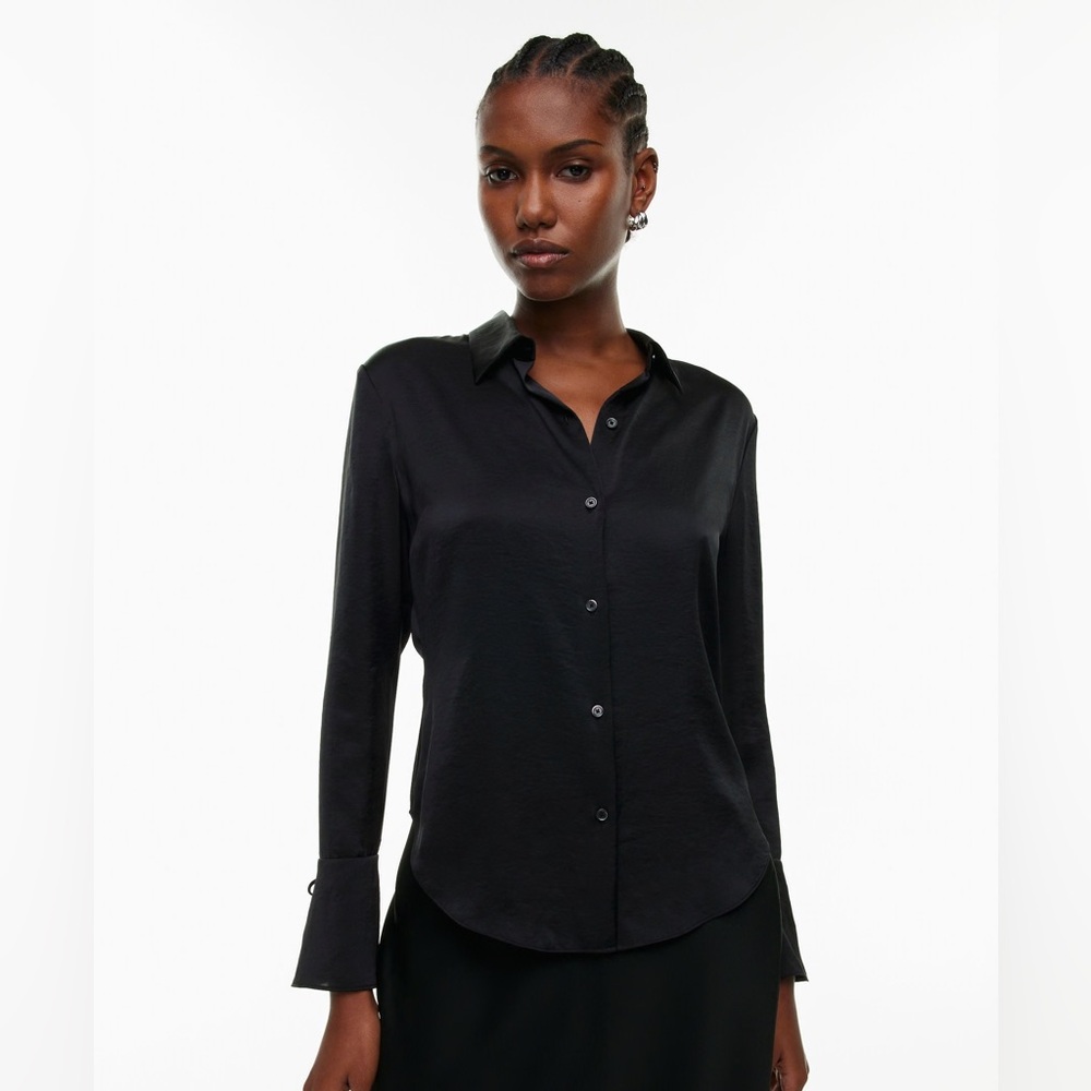 WILFRED sail shirt black XS